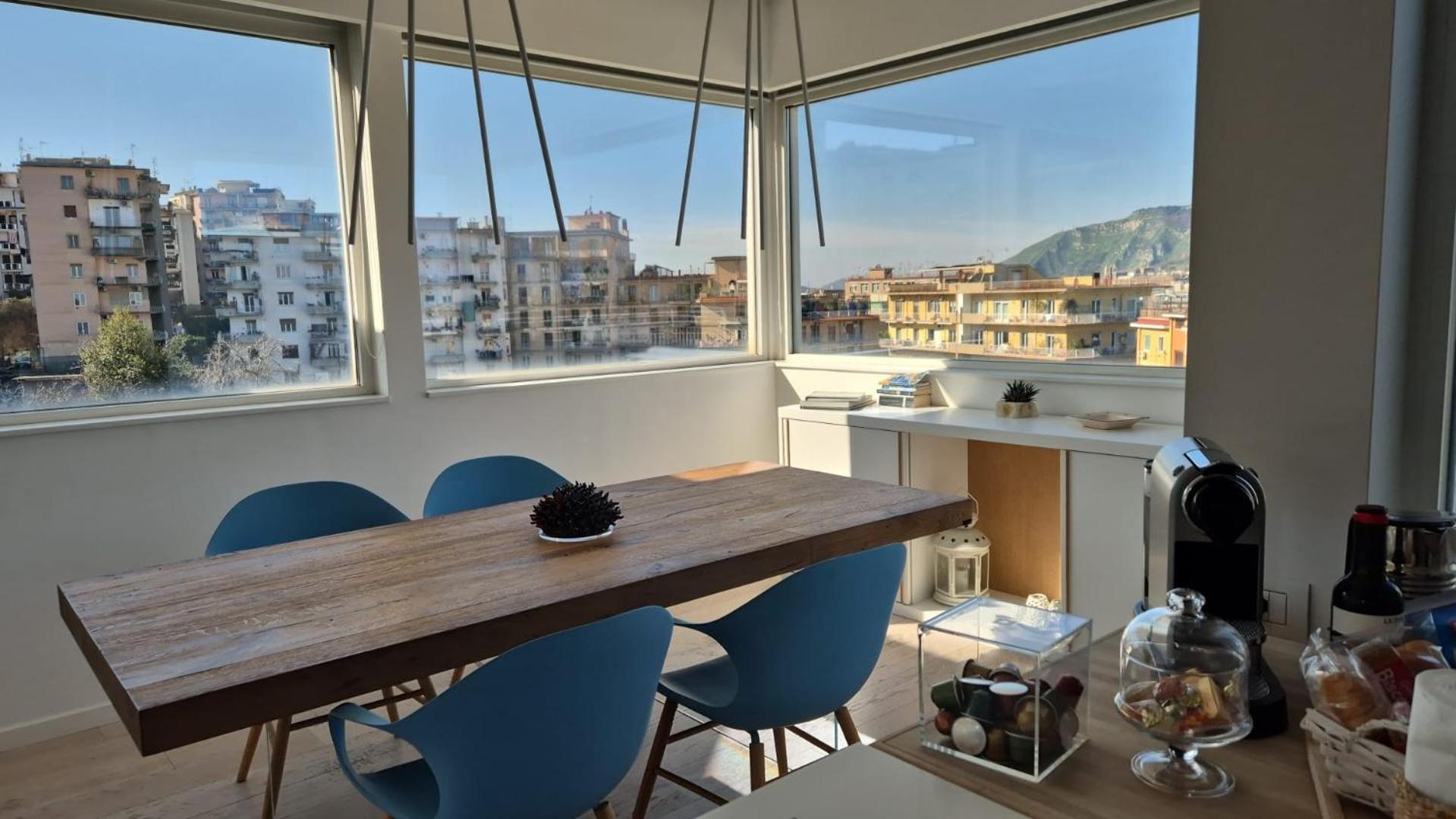 Terrazza Manu - Loft Suspended Over The City-Vomero Nápoles Exterior foto