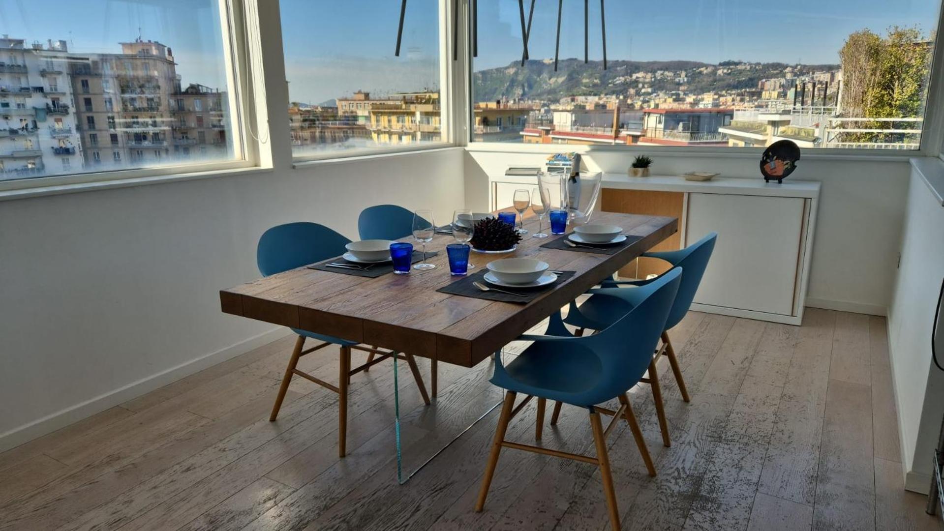 Terrazza Manu - Loft Suspended Over The City-Vomero Nápoles Exterior foto