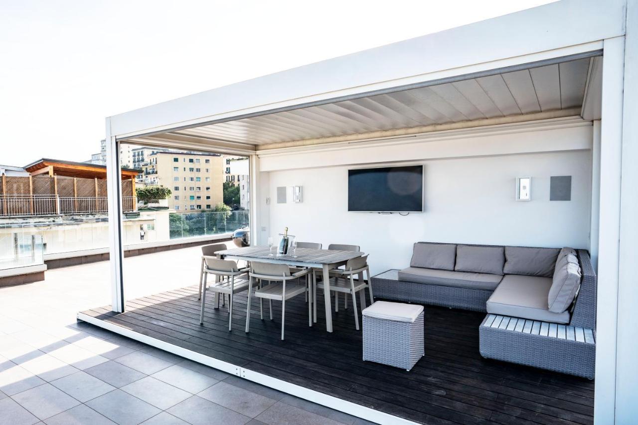 Terrazza Manu - Loft Suspended Over The City-Vomero Nápoles Exterior foto